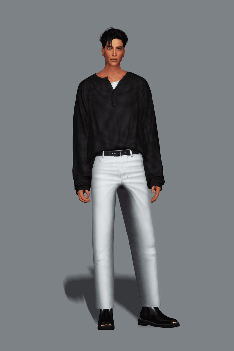 Галерея мода Кофта Soft Waffle Henley #1